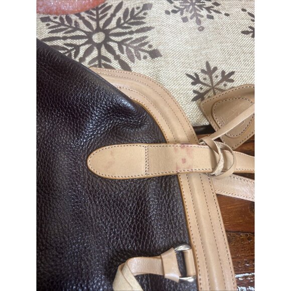 PETUSCO Spanish Genuine Leather Made in Spain Brown Doctor Style Shoulder Bag - Picture 5 of 12